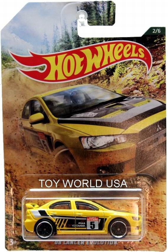 2019 Hot Wheels Back Road Rally Wal-Mart Exclusive #2 '08 Lancer Evolution