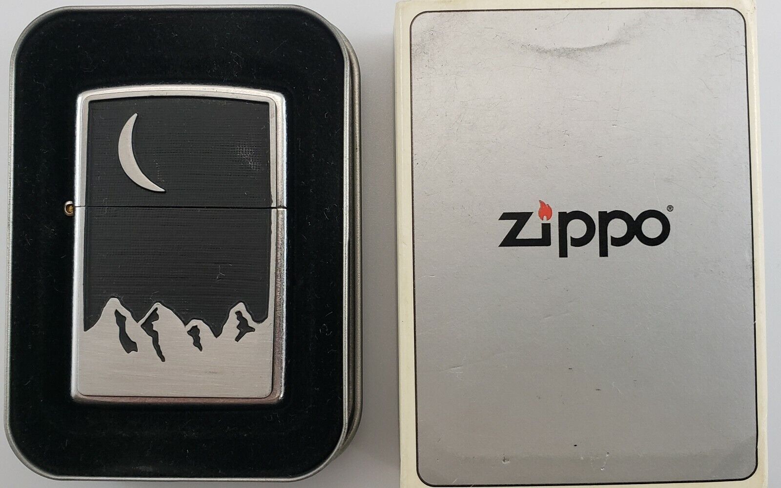 2000年製ZIPPO マルボロ Moon Over Mountains