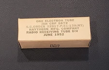 Raytheon Electron Tube JAN CRP 5672 - New Old Stock