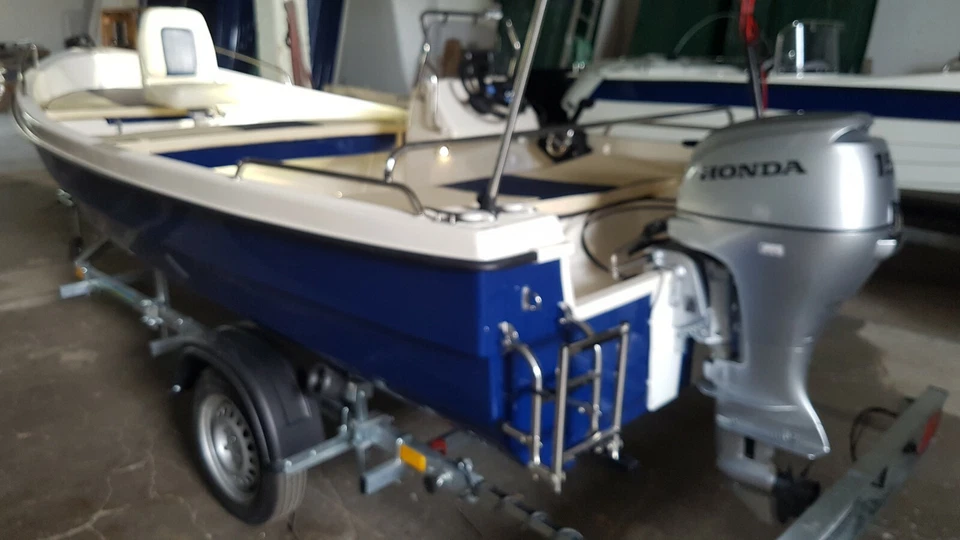 Konsolenboot,Motorboot Angelboot Inka 4,30m x 1,90m (INKA mit Steuerstand) - Bild 4 von 4