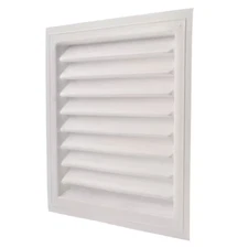 Louver Vent Wall Gable Mount For Attic Intake Or Exhaust 12"x18" Plastic Static