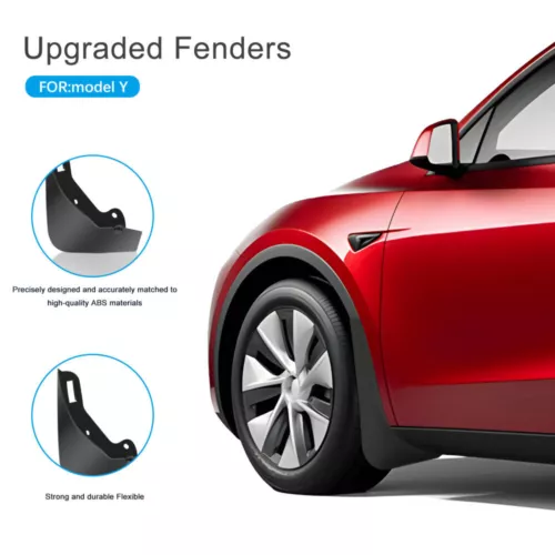New Mud Flaps for Tesla Model Y 2020-2023 No Drilling Required Splash Guards US - Picture 11 of 12