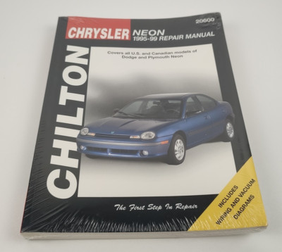 Chrysler Dodge Neon 1995-99 Chilton Repair Manual Car Auto Sealed New Paperback