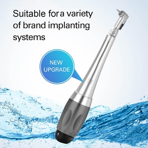Dental Universal Implant Wrench with Drivers Dental Latch Head Handpiece Black