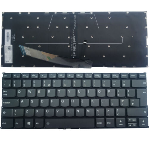 Laptop NEW FOR Lenovo Yoga C740-14 C740-14IML S740-14 UK Keyboard - Picture 1 of 10