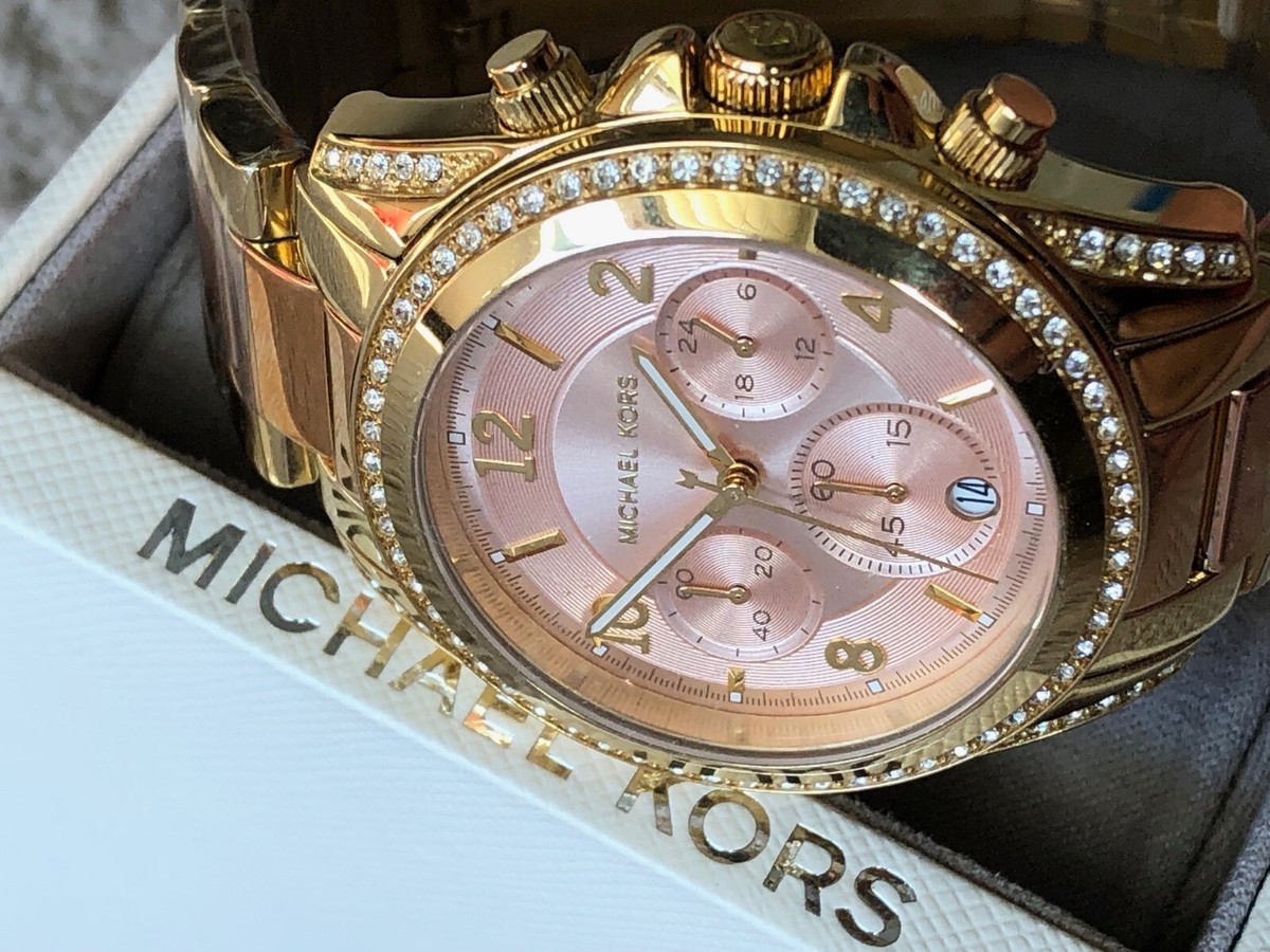 ON SALE New Michael Kors Blair Rose Dial MK6316 Watch | eBay