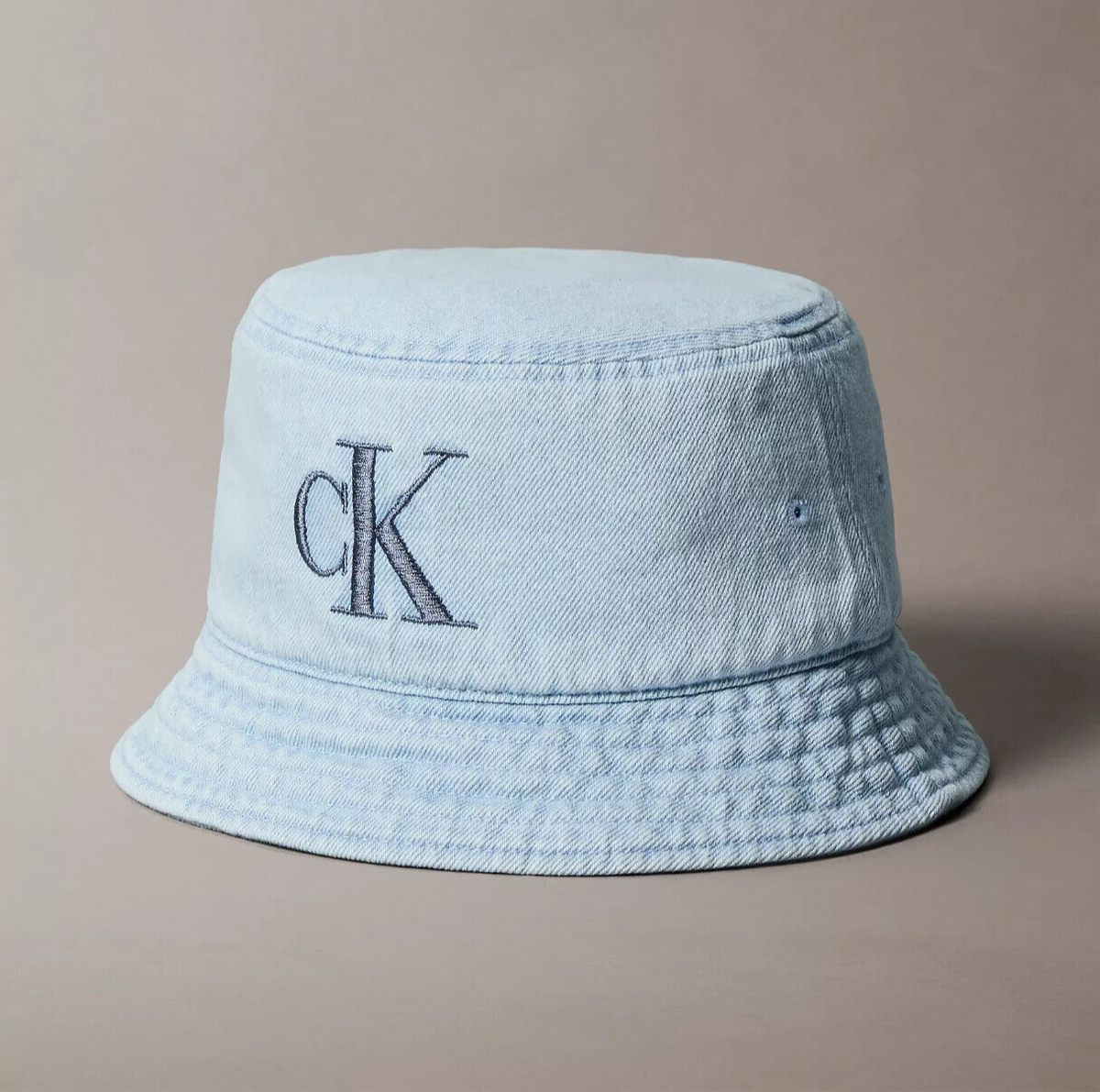 NWT Calvin Klein denim bucket hat in light blue. NWT Calvin Klein denim bucket hat in light | Mercari main image 2