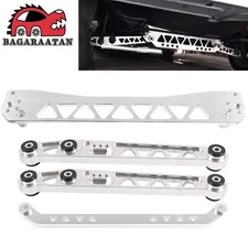 Subframe Brace Tie Bar Rear Lower Control Arms For Honda Civic EK 1996-00 Silver