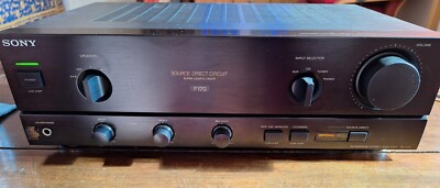 SONY TA - F170 VOLLVERSTÄRKER VERSTÄRKER AMPLIFIER SCHWARZ SOURCE DIRECT CIRCUIT