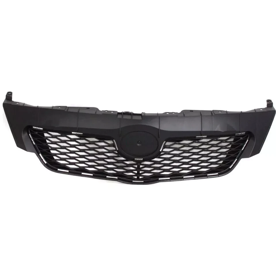 Front Bumper Cover Fascia & Grille Assembly Kit For 2009-2010 Toyota Corolla - Imagem 3 de 4
