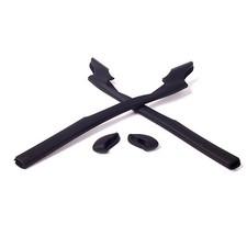 Walleva Black Rubber Kit For Oakley Half Jacket 2.0 XL/Half Jacket 2.0