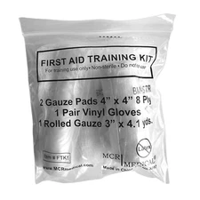 First Aid Training Kit, Pack of 10-MCR Medical