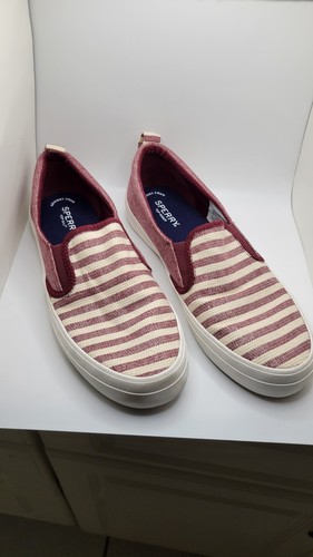 Damen Sperry Bootsschuhe Slipper Größe 9,5 STS85929 schimmernde Streifen - Bild 10 von 10