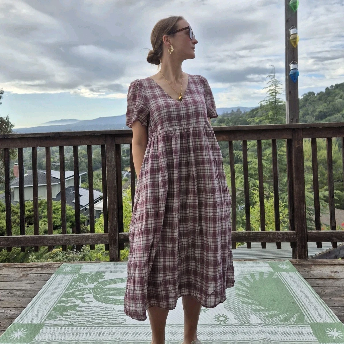 green emerald velvet dress Festive Plaid Midi Dress (Gray/Red)  Megoosta Fashion