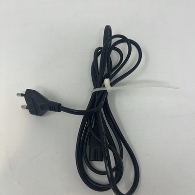 1.5m Euro 8 Mains Cable European 2 pin Plug to Fig 8 IEC C7 With US Adapter