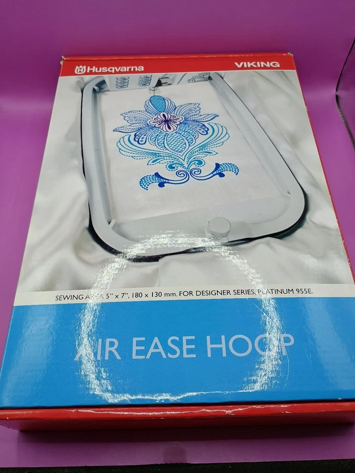 Viking Husqvarna Air Ease Hoop 5"x7" 180 x 130 mm  Designer Series No CD - Image 3 of 4