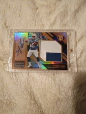 2018 Panini Gold Standard - Rookie Jersey Autographs Jumbo Prime Nyheim Hines