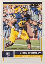 2017 Score #352 Chris Wormley Michigan Wolverines RC