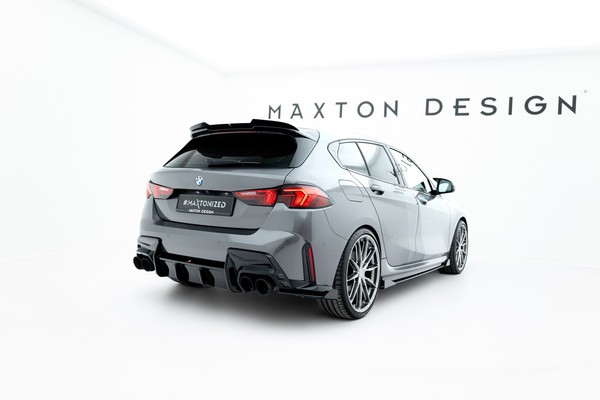 Diffusor Flaps V.2 Passend FüR Bmw 1Er M-Paket F70 Schwarz Hochglanz-image