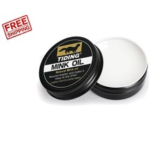 Compact All-Natural Leather Conditioner with Mink Oil - Safe Effective Care