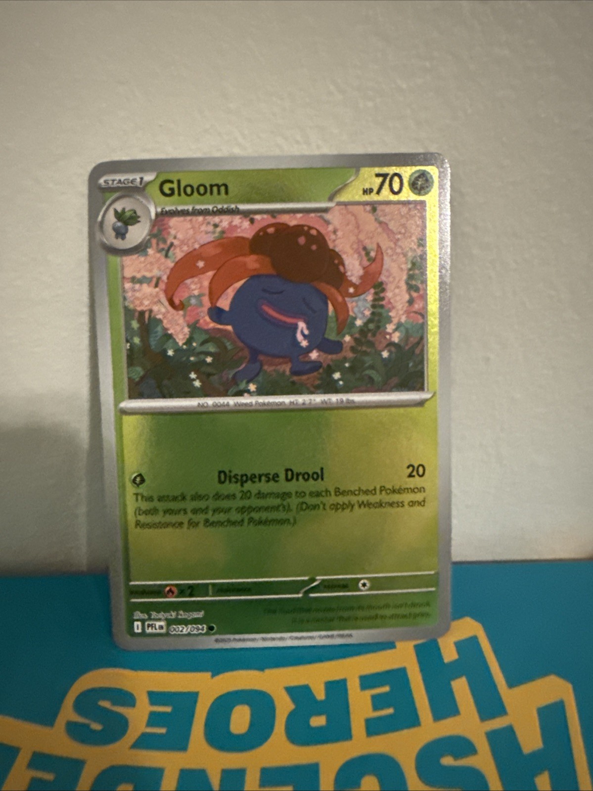 Gloom 002/094 ME02: Phantasmal Flames Common Reverse Holofoil NM Pokémon TCG