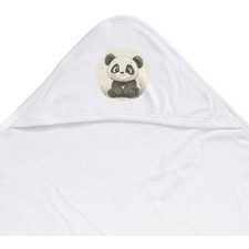 Image of 'Cute Panda Sitting' Baby Hooded Towel (HT00031049)