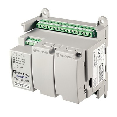 Allen Bradley 2080-LC20-20QBB Micro 820, Controller, Fixed Terminals