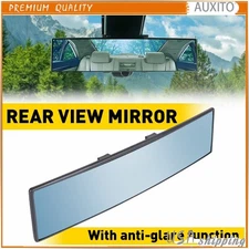 Interior Rear View 300mm Mirror Anti-glare Car Panoramic Convex Wide Angle