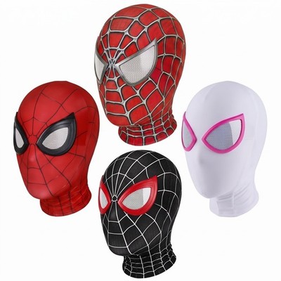 Spider-Man or Spider-Gwen Costume Mask Cosplay Party Dress Up Marvel Choice