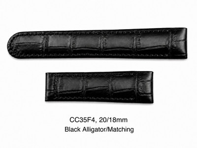 Ebel 35F4 20/18mm alligator replacement strap for Ebel Classic Wave Senior