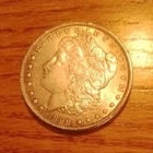 1896 Morgan US Silver Dollar $1 Coin 0.9 Fineness Uncertified