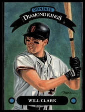 1992 Donruss #DK-2 Will Clark Diamond Kings