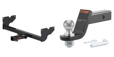 Curt Trailer Hitch Tow Kit 2in Receiver Class 3 Ball Mount Pin Clip - 13381 Curt Trailer Hitch Tow Kit 2in Receiver Class 3 Ball Mount Pin Clip - 13381