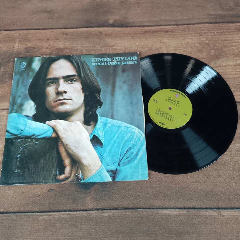 James Taylor Sweet Baby James Vinyl Record LP Warner Bros Records WS 1843 - Image 3 of 4
