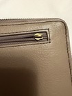 Fossil Brown Zip-Around Wristlet Wallet w/ Wrist Strap Logo Credit Card — photo 3