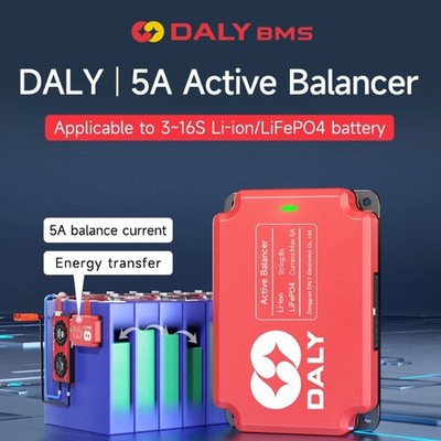 Daly BMS 5A Balancing Board Active Equalizer Balancer Li-ion  Lifepo4 3S 6S-16S