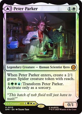 MTG FOIL Peter Parker // Amazing Spider-Man - Marvel's Spider-Man