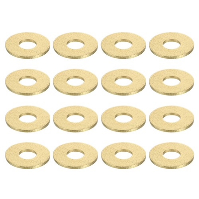 #ad #ad 60Pcs Brass Flat Washer M5x14x1mm Brass Washer Assortment for Screws Bolts AU $18.55