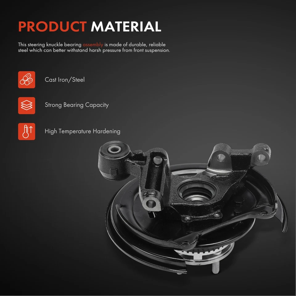 Rear RH Steering Knuckle Assembly for Subaru Forester 1998-2001 Impreza Legacy - Image 4 of 4