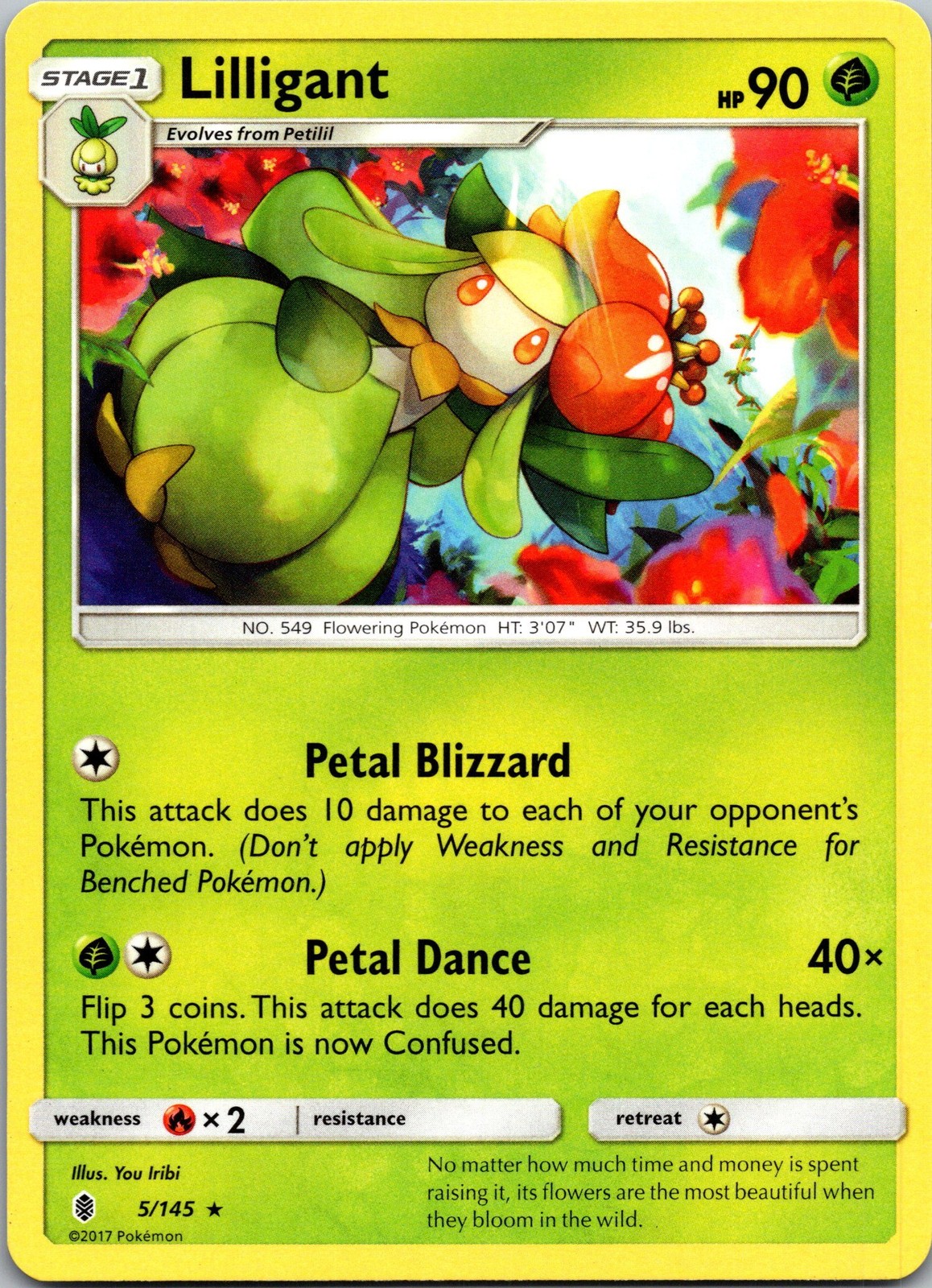 Lilligant 5/145 SM - Guardians Rising NM