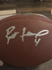 Brett Favre Autographed NFL Wilson Football Schwarz And 4Favre Authenticated
