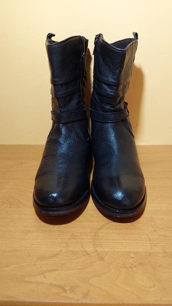 Women Van Laack Boots Black Leather 38