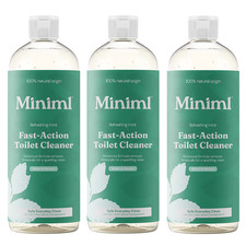 Miniml Eco Toilet Cleaner - Refreshing Mint, 100% Natural - 750ml - Pack of 3