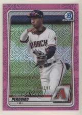 2020 Bowman Chrome Prospects Mega Box Pink Mojo Refractor Geraldo Perdomo n1u