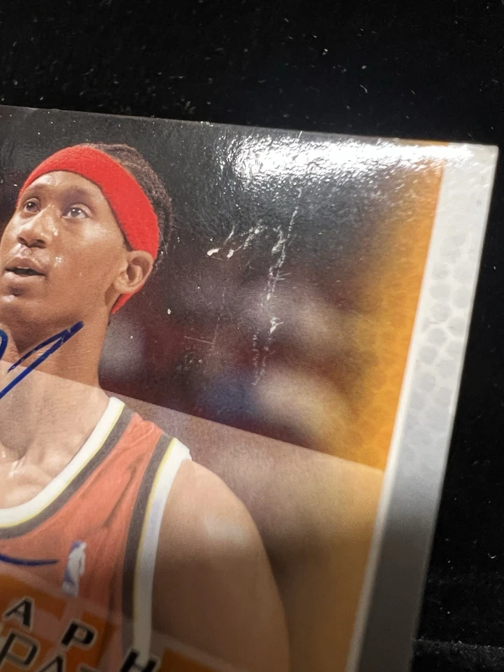 2003-04 SP Gamed Used  Authentic Patches DerMarr Johnson Autograph Auto 10/50 - Image 2 of 3