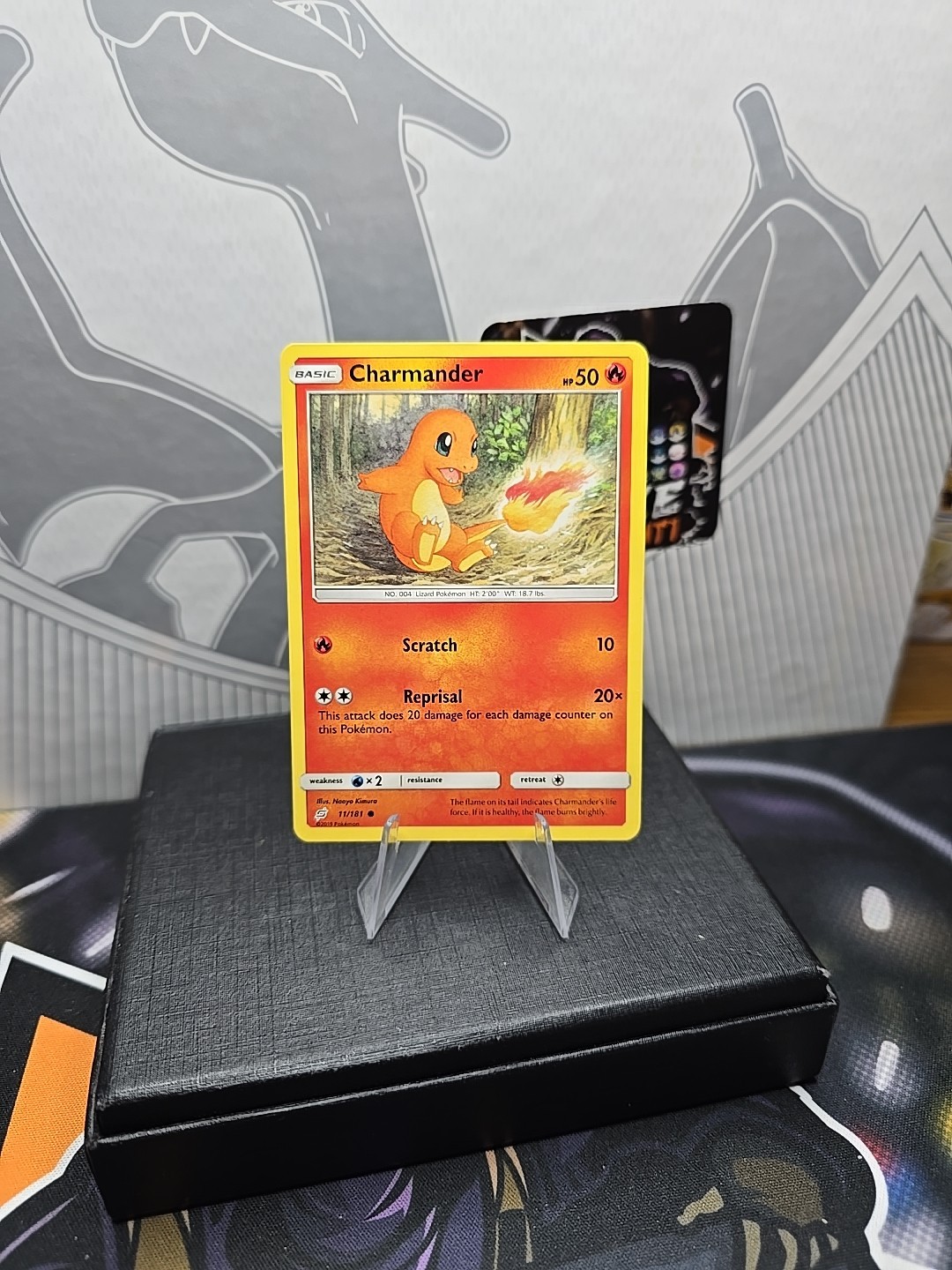 Pokemon Card Charmander Team Up Common 11/181 Near Mint
