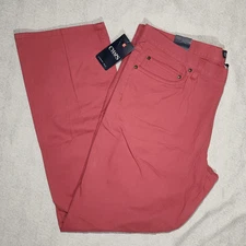 NWT Nantucket Red 5-pocket twill pants by Chaps