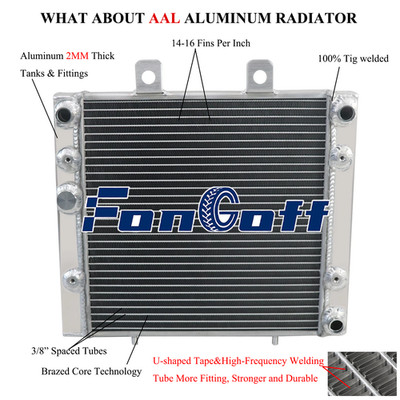 ALUMINUM RADIATOR For 2004-2017 12 POLARIS SPORTSMAN 400 450 500 570 1240520