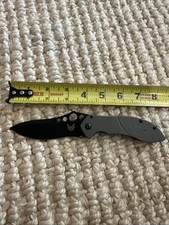 Benchmade 635 Mini Skirmish Blackwood Folding Knife Rare Discontinued
