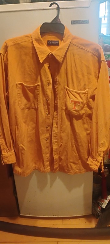 Ox Sport Men's L Tennessee Volunteers Vols NWT Button-Down Shirt Long Sleeve 